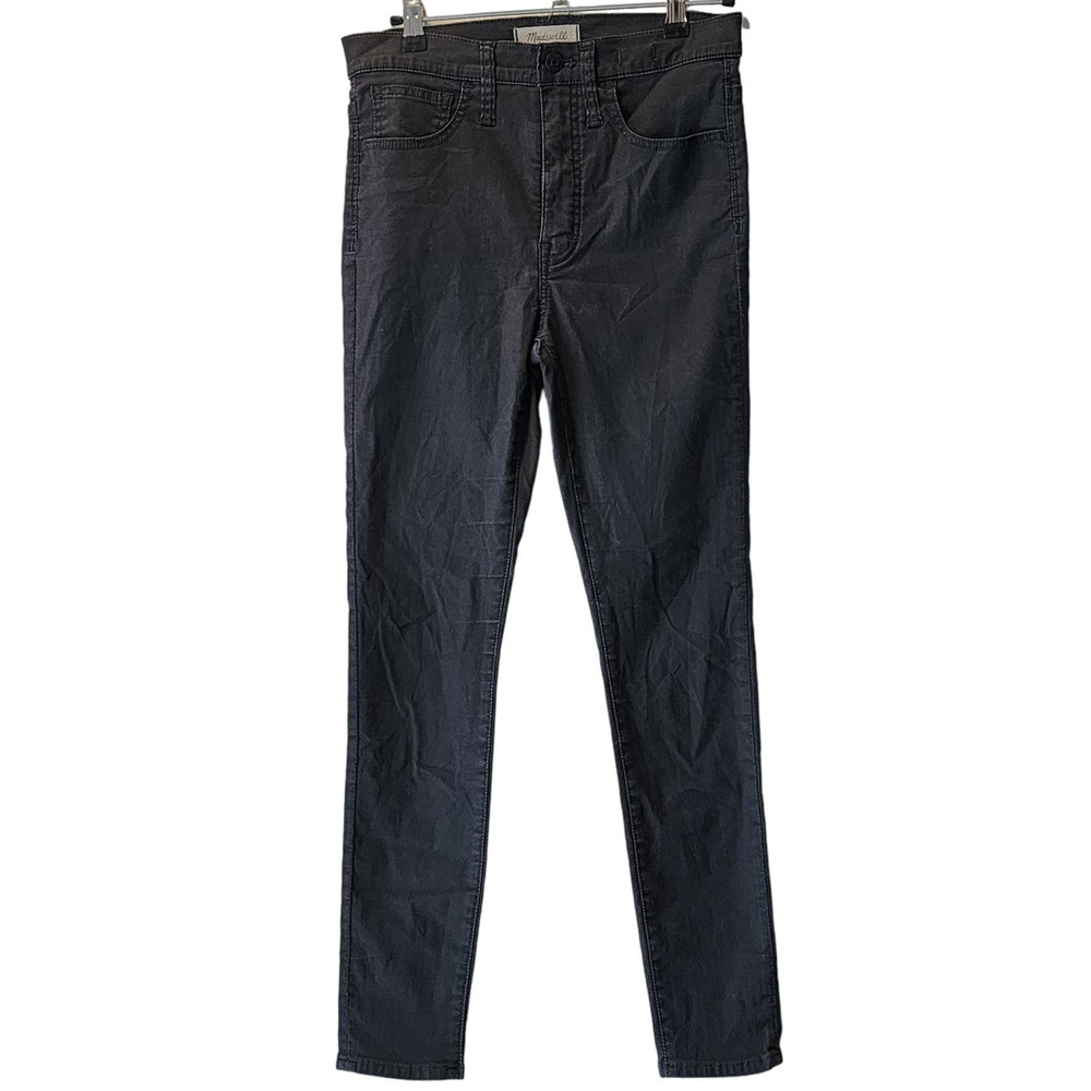 Madewell 10" High Rise Black Stretchy Skinny Pants - Women's Size 27